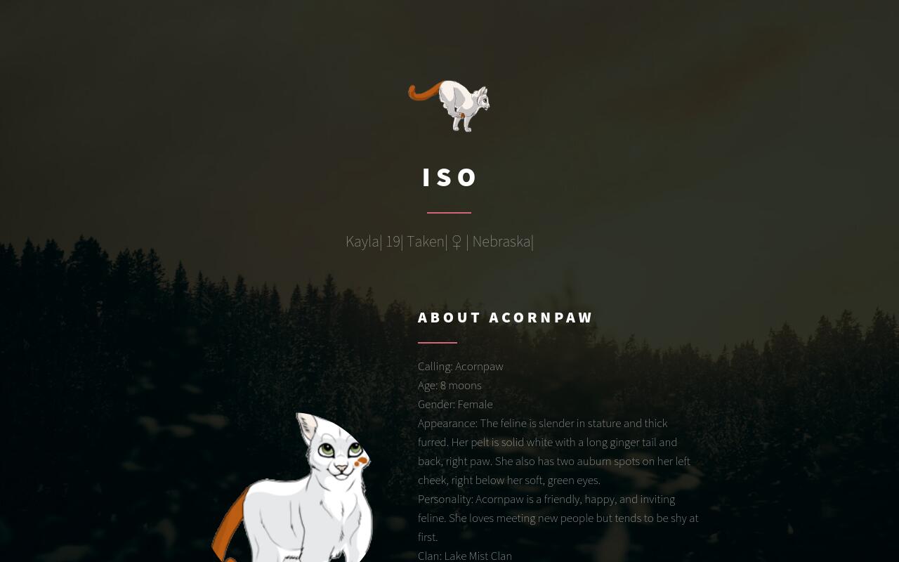 Carrd profile picture for @iso